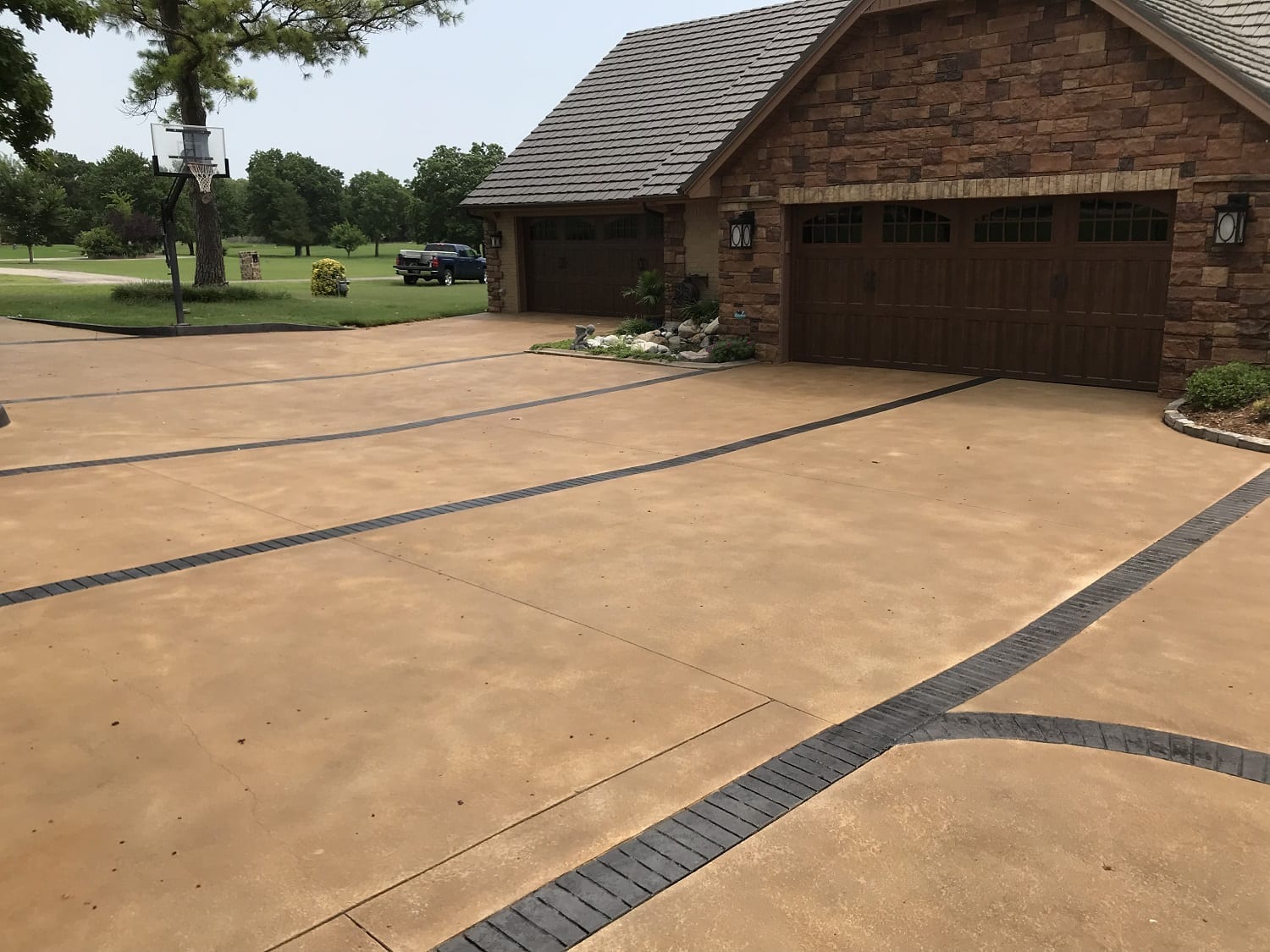 Can I Stain A Concrete Driveway